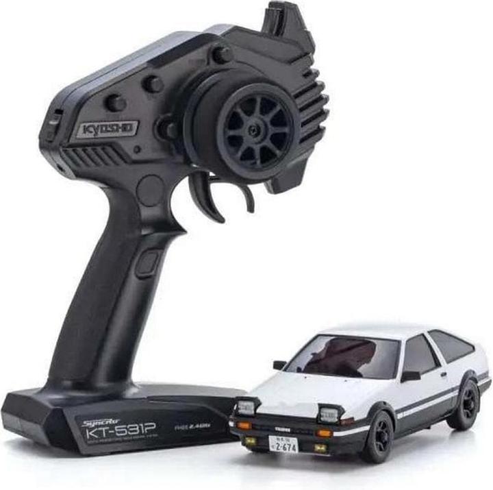 Actual product image Kyosho Mini-Z MA020 Toyota Sprinter Trueno AE86 Initial-D, AWD (ARR Almost Ready to Run)