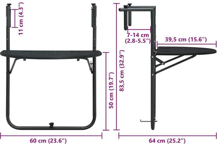 Produktbild VidaXL Erlina (60 cm)