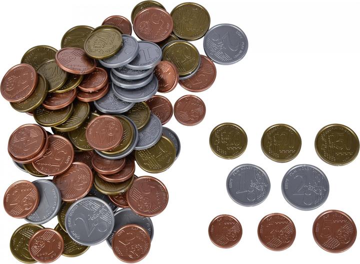 Actual product image Noris Euro play money coins