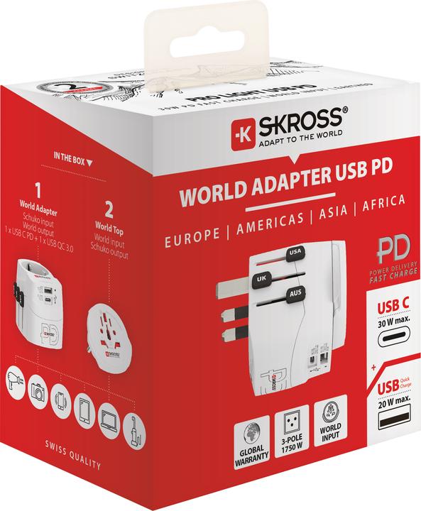 Actual product image Skross PRO Light USB AC30PD