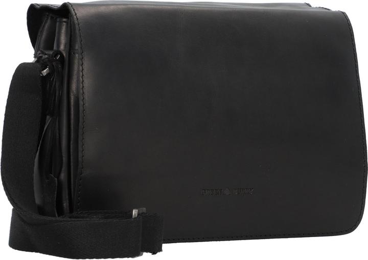 Produktbild Greenburry Pure Black Umhängetasche Leder 25 cm