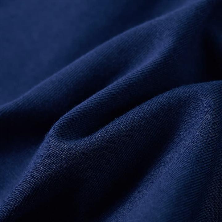 Immagine prodotto VidaXL Camicia da bambino a maniche lunghe blu navy 128,Materiale: 95 % cotone (128)