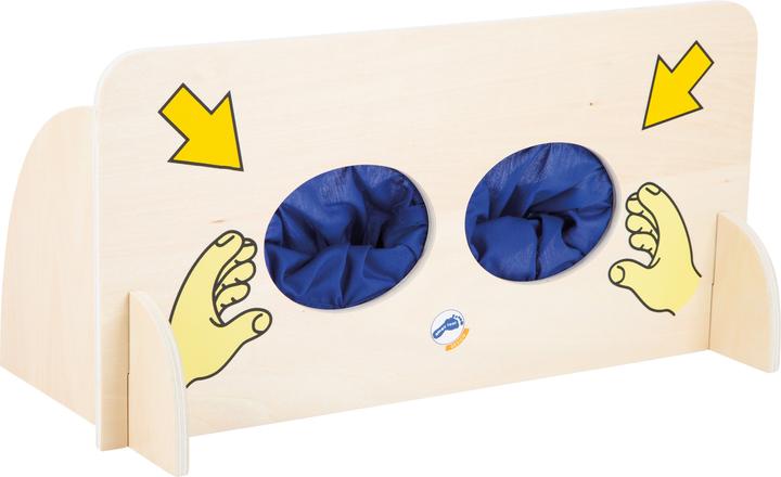 Actual product image small foot Sensory game touch wall (German)