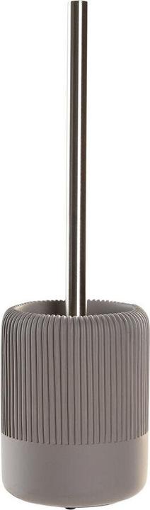 DKD Home Decor Toilettenbürste 11 X 11 X 36,5 CM Grau Zement Edelstahl