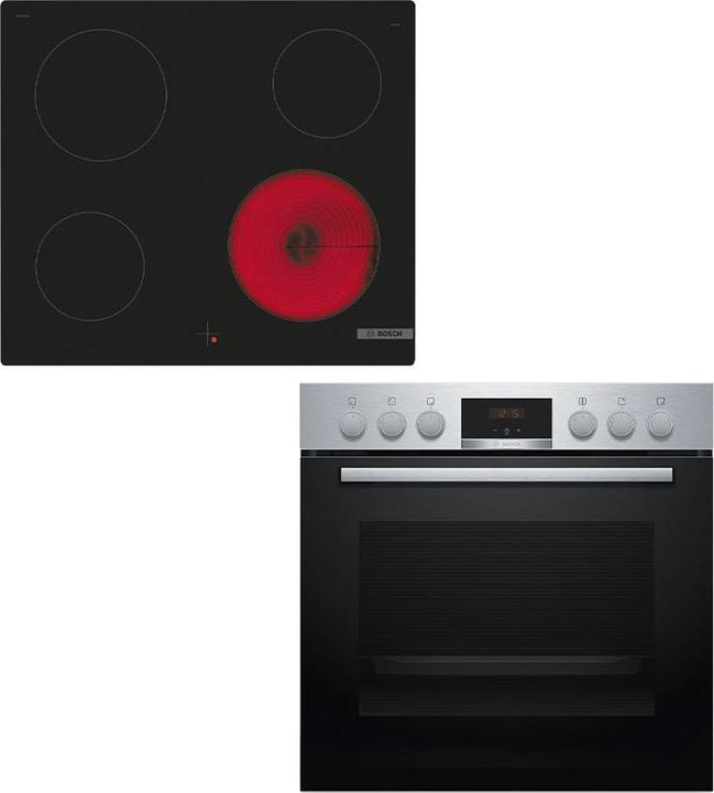 Immagine prodotto Bosch Hausgeräte HEA513BS3 & NKE611GA2E Herdset 230V