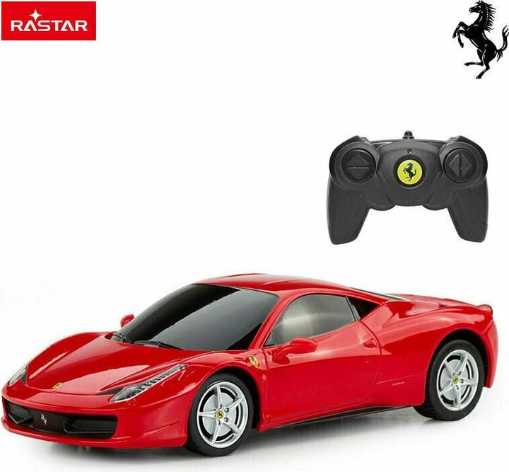Actual product image Rastar Ferrari 458 Italia Fjernstyret Bil 1:24