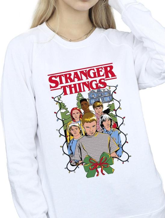 Produktbild Netflix Stranger Things Christmas Poster Sweatshirt (XXL)
