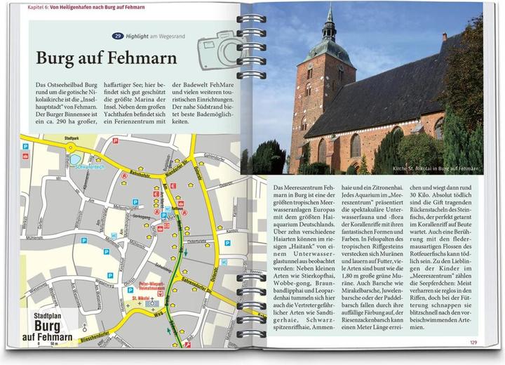 Produktbild RadReiseFührer Ostseeküstenradweg von Flensburg bis Lübeck (Deutsch, Kompass, 2022)