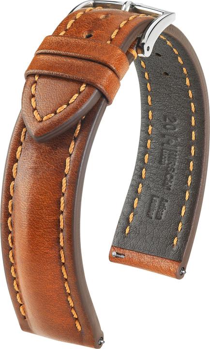 Actual product image Hirsch Lucca (20 mm, Calf, Huawei Watch GT 3 Pro (43mm), Polar Unite, Galaxy watch 4 (40mm), Galaxy watch 4 (44mm), Galaxy Watch 5 (44mm), Galaxy Watch 5 Pro, Galaxy Watch 6, Galaxy Watch 6 Pro, Garmin vívoactive 5, Garmin Forerunner 55)