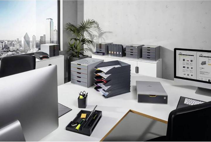 Produktbild Durable Schubladenelement Varicolor C4 760127 grau/gelb 280x95x356mm (C4)