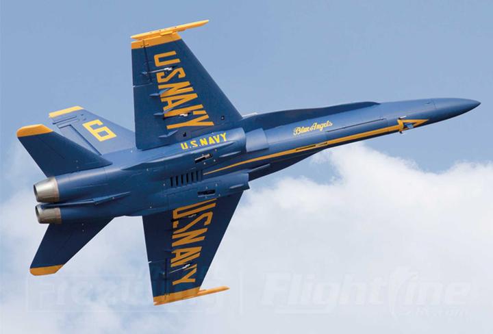 Immagine prodotto Freewing F/A-18C Hornet Blue Angel PNP 90mm 12B Jet EDF (Jet)