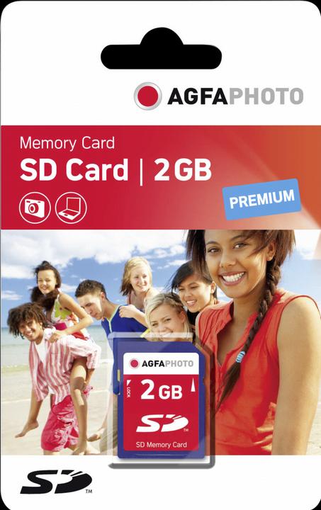 Produktbild AGFAPHOTO SD Karte 133x Premium (2 GB, SD)