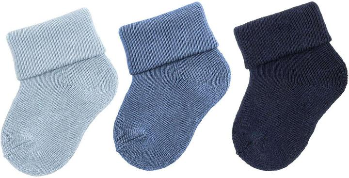 Image du produit Sterntaler Lot de 3 chaussettes bleu uni One Size (Lot de 3, Taille unique)