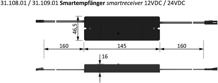 Actual product image Halemeier 1-channel radio switch/dimmer X-Mitter Smart Set