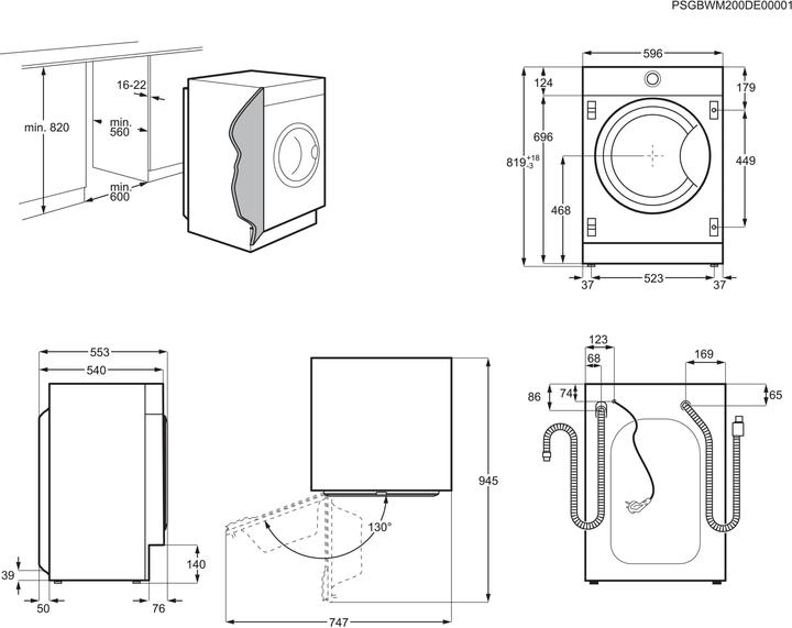Produktbild Electrolux WTGL3VI300 (EU-Stecker)