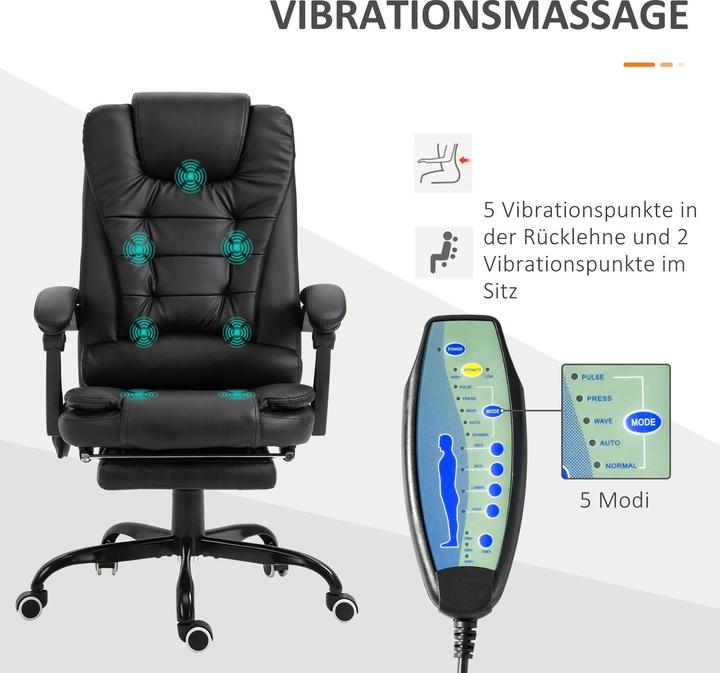 Actual product image Vinsetto Executive chair massage height-adjustable