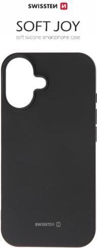 Produktbild Swissten Soft Joy Case for Apple iPhone 16e - Black (Apple iPhone 16e)
