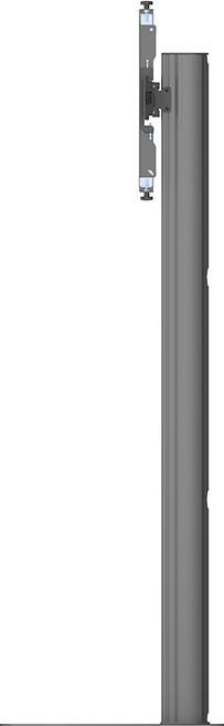 Immagine prodotto Multibrackets Supporto per TV fino a 75", metallo/alluminio, nero (75", 50 kg)