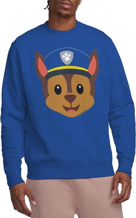 Actual product image Paw Patrol Unisex Adult Chase Emoji Sweatshirt (XL)