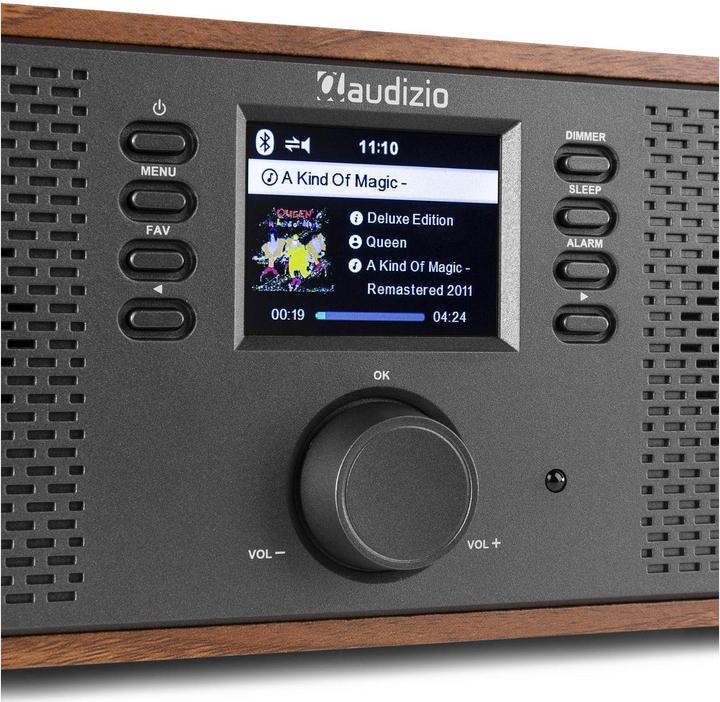Immagine prodotto Audizio Internet Radio Rimini aspetto legno (Web radio, Bluetooth)