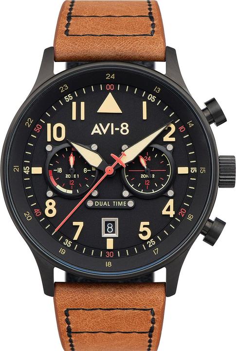 Image du produit AVI-8 AV-4088-03 Carey Dual Time 44mm 5ATM (Montre analogique, 44 mm)