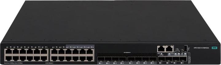 Productafbeelding HPE E FlexNetwork 5520 HI Switch 16 RJ-45, 8 SFP Combo, 4 SFP+ Poorten, 1 Uitbreidingsmodulesleuf, 1 (24 Havens)