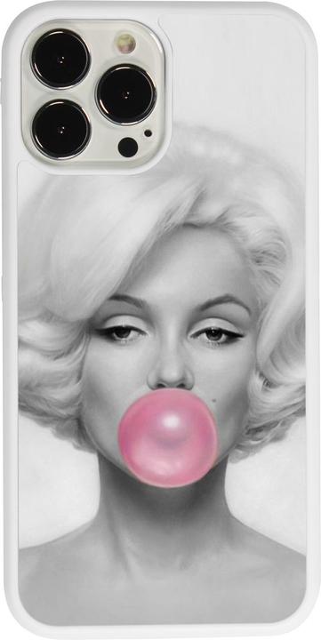 Produktbild PhoneLook Hülle Silikon weiss Marilyn Bubble (Apple iPhone 13 Pro Max)