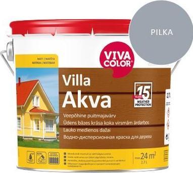 Produktbild Viva Color PAINT FACADE VILLA AKVA L GREY 7040 2.7L (Grau, 2700 ml)