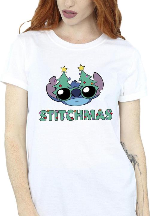 Produktbild Disney Lilo & Stitch Stitchmas Glasses TShirt (XL)