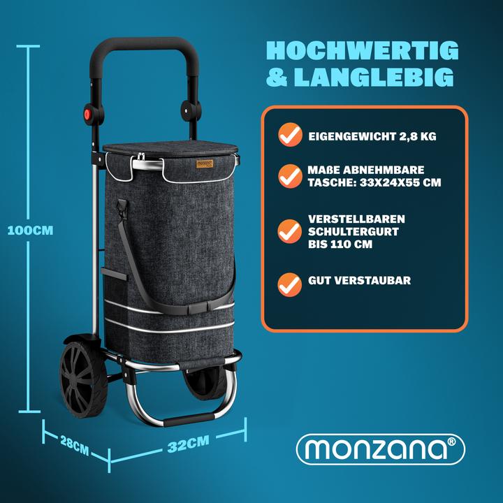 Actual product image Monzana 2in1 Shopping trolley