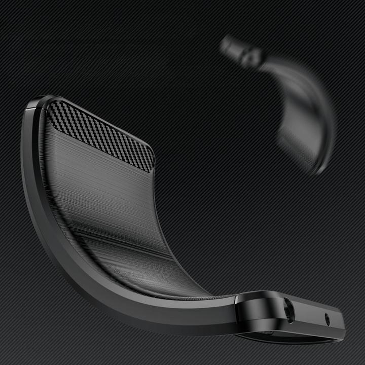 Produktbild Cover-Discount Honor Magic6 Pro - Metall Carbon Look Hülle schwarz (Honor Magic6 Pro)