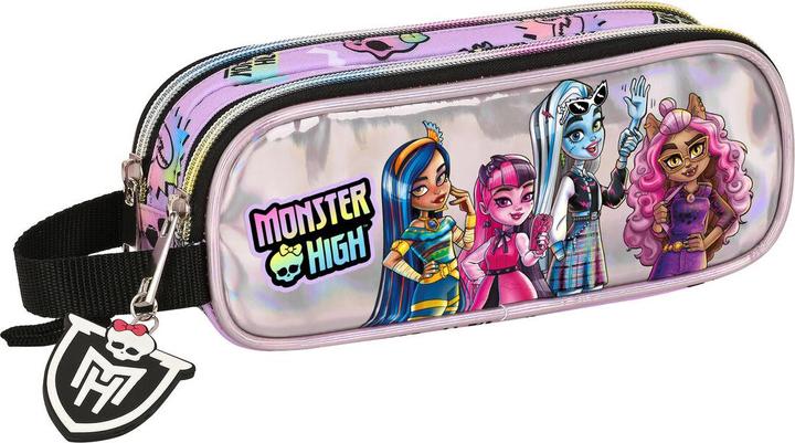 Produktbild Monster High Zweifaches Mehrzweck-Etui Best boos Lila 21 x 8 x 6 cm
