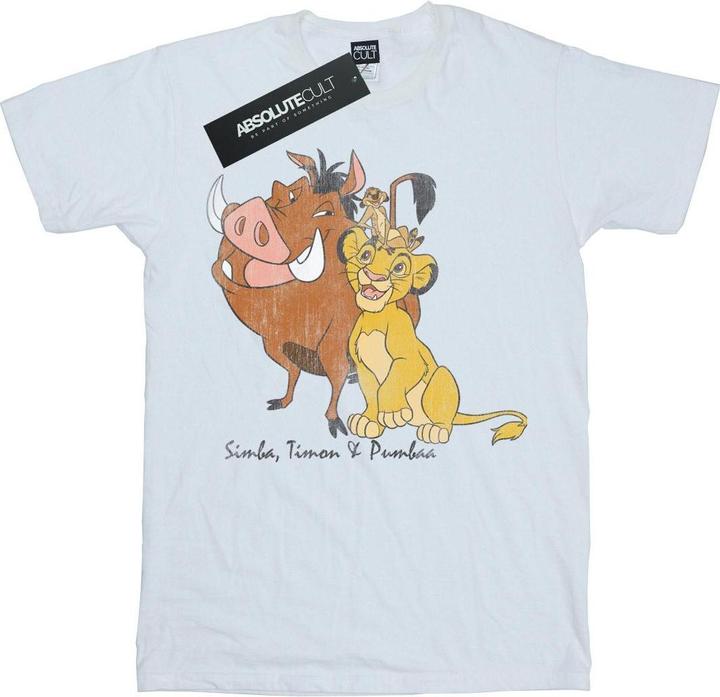 Produktbild Disney The Lion King Classic Simba Timon And Pumbaa TShirt Mädchen (140, 146)