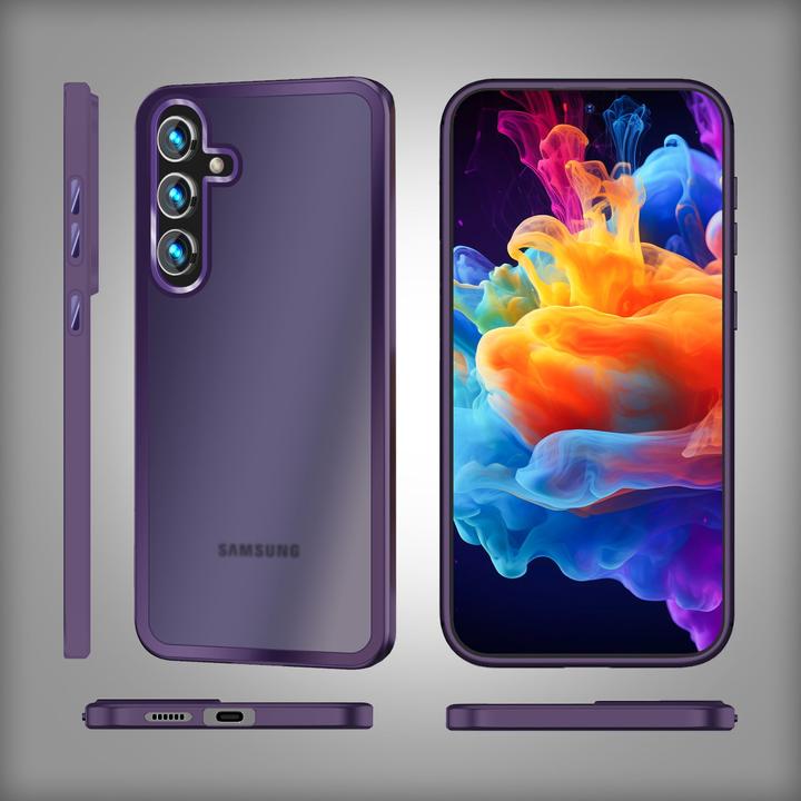 Image du produit Nalia Étui hybride semi-transparent avec cadre de protection (Samsung Galaxy S24+)