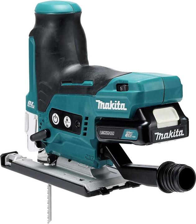 Actual product image Makita JV102DZ Cordless mitre saw 12V MAX, BL motor, without batteries and charger.