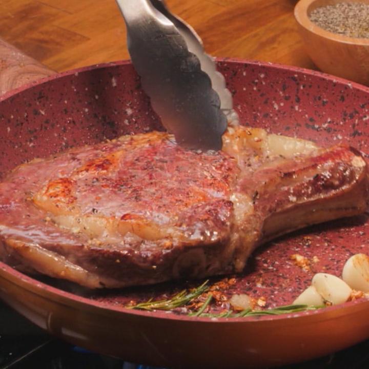 Image du produit Livington Copper & Stone Pan (25 cm, Poêle à frire, Cuivre, Aluminium, Acier)