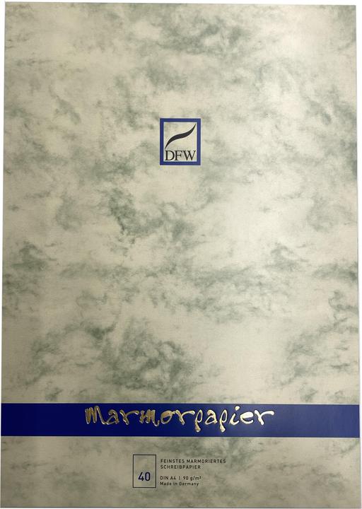 Produktbild Venceremos Briefblock A4 Marmorpapier chamois (A4, Kariert, Harter Einband)