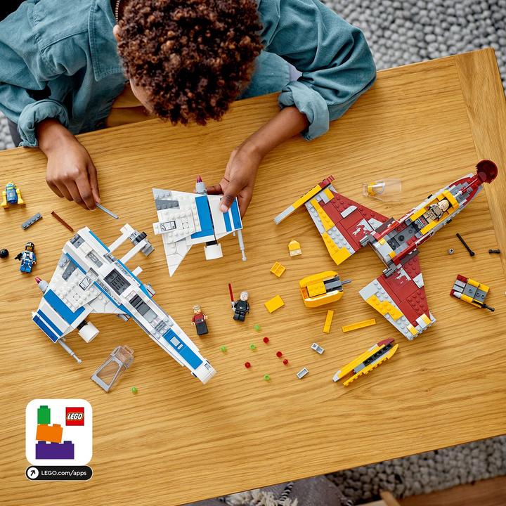 Image du produit LEGO New Republic E-Wing vs. Shin Hatis Starfighter (75364, LEGO Star Wars)