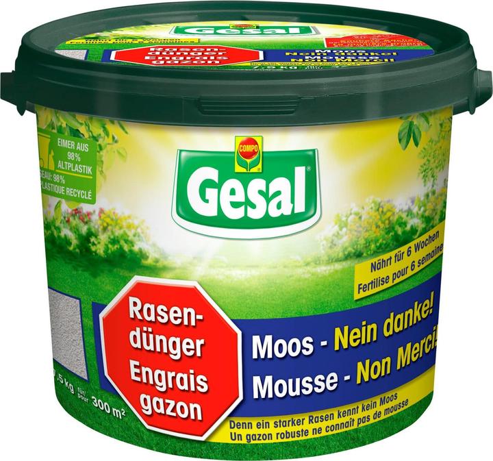 Produktbild Gesal Rasendünger Moos-Nein danke! (7.50 kg)