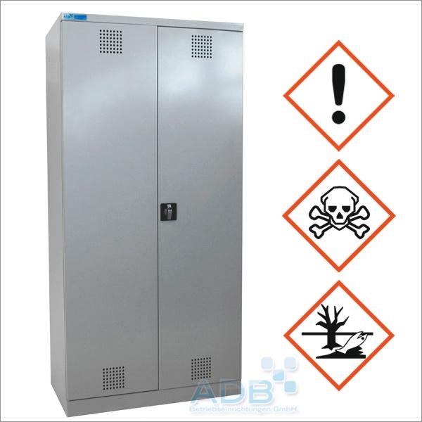Actual product image ADB Environmental cabinet 40729 light grey 92.0 x 58.0 x 192.0 cm, assembled