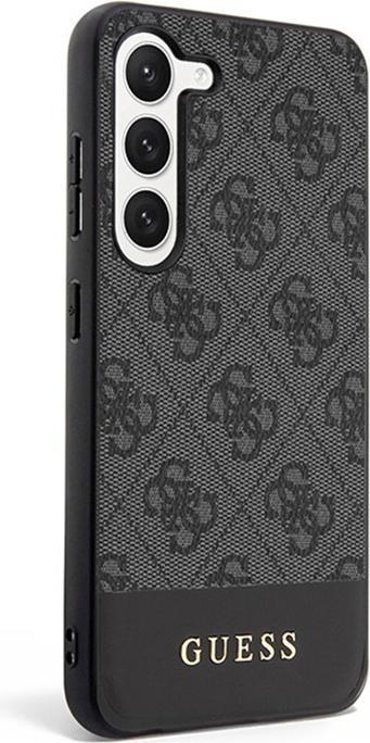 Produktbild Guess Tasche für S24+ S926 GUHCS24MG4GLGR Hardcase 4G Stripe Collection schwarz (Samsung Galaxy S24+)