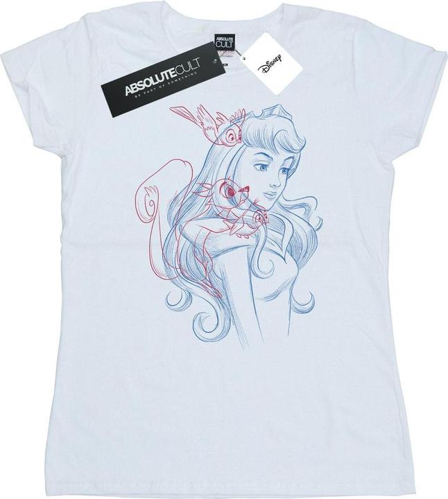 Image du produit Disney - T-shirt AURORA ANIMALS SKETCH - Femme (XL)