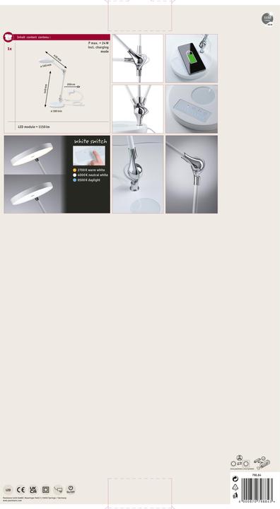 Productafbeelding Paulmann Numis incl. draadloos opladen (1150 lm)
