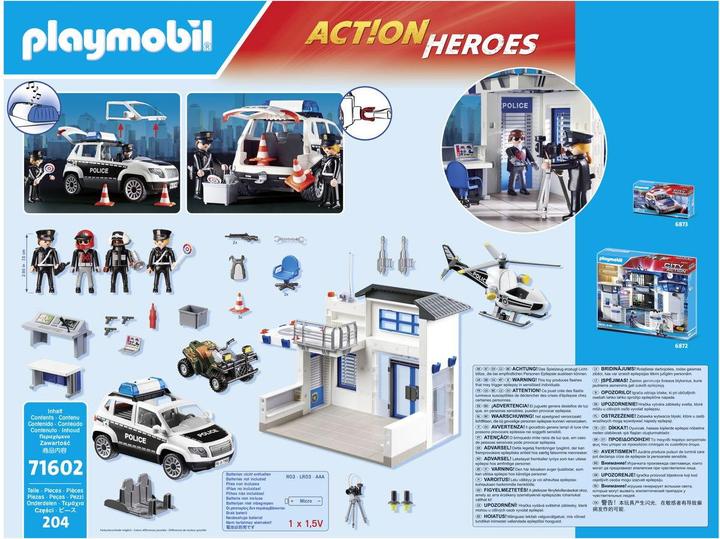 Produktbild Playmobil Polizeistation (71602, Playmobil Action Heroes)