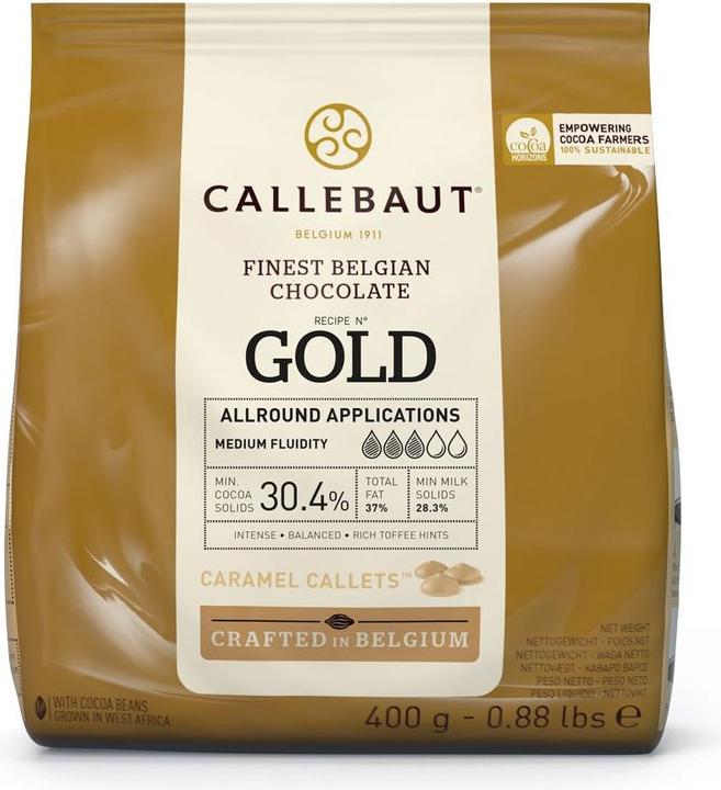 Actual product image Callebaut Pebble chocolate - Gold - 400g (400 g)