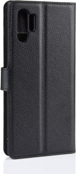 Actual product image MU Classic Litchi Leather Bookcover Series (Samsung Galaxy Note 10+ 5G, Samsung Galaxy Note 10+)