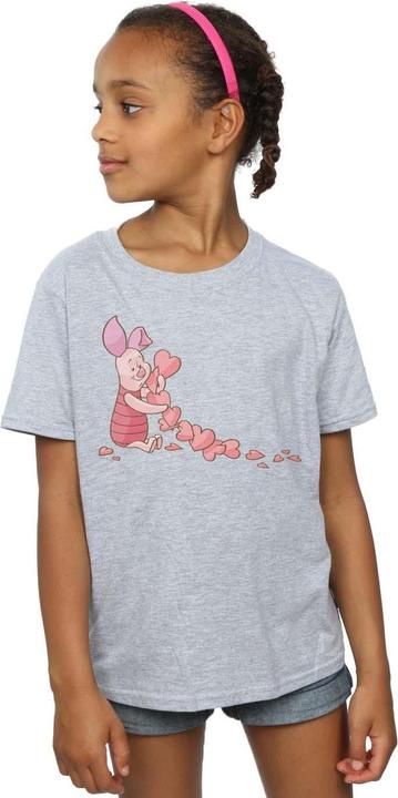 Produktbild Disney Winnie The Pooh Piglet Chain Of Hearts TShirt Mädchen (152, 158)