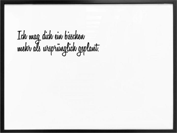 Produktbild Trenddeko Ich mag dich ein bisschen mehr (24 x 30 cm)