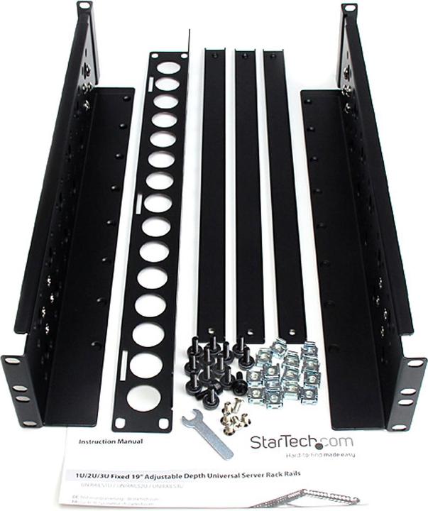Immagine prodotto StarTech .com 2U regolabile in profondità 48.30cm (19") di rotaie per server