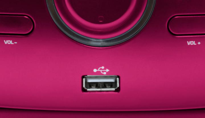 Immagine prodotto Bigben Radio CD portatile CD61 USB- rosa (FM, PLL)